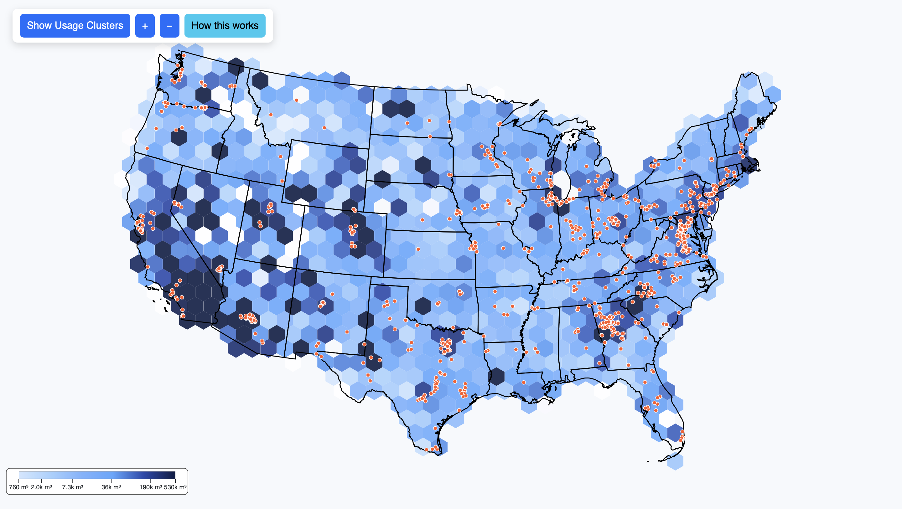 Water consumption view