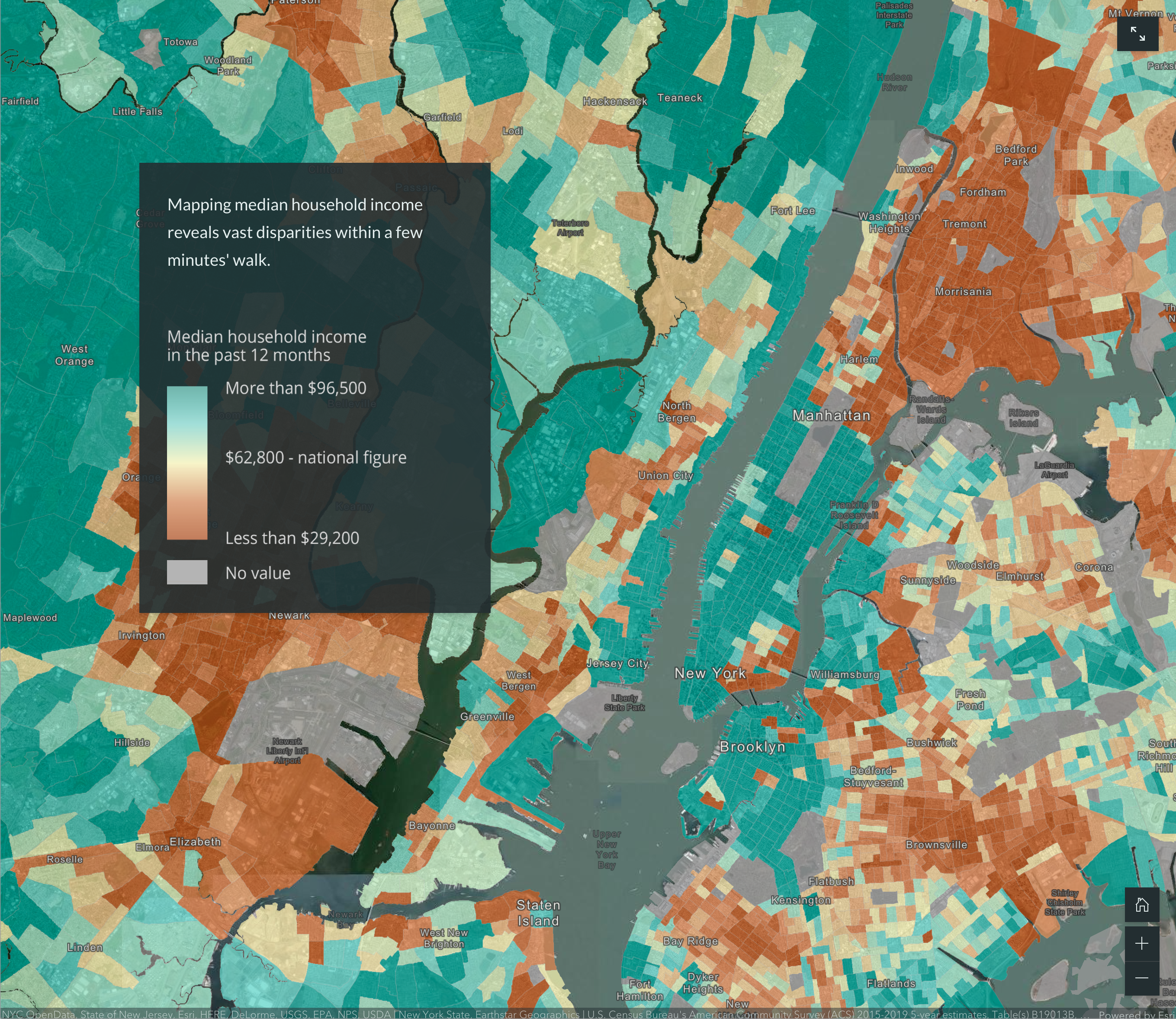 Income map