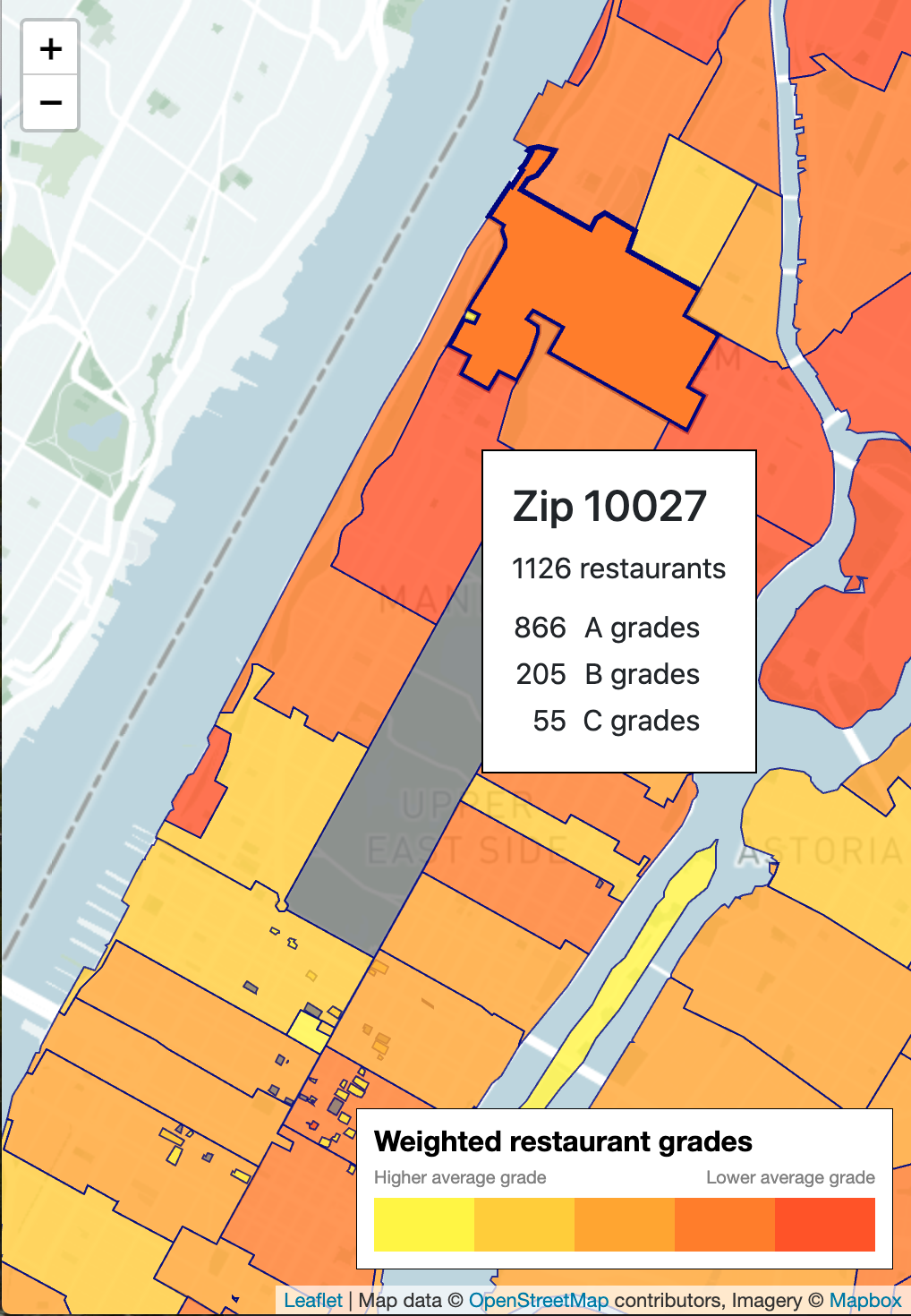 Resubmission zip code map